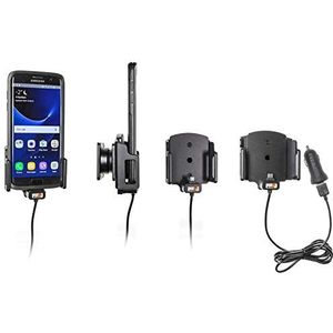 Brodit 521622 apparaathouder Made in Zweden met oplaadfunctie voor smartphones universeel inzetbaar zwart
