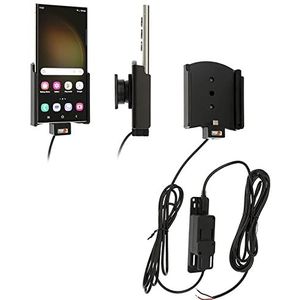 Brodit Samsung Galaxy S23 Ultra SM_S918B/DS smartphonehouder, gemaakt in Zweden, met oplaadfunctie, 727346