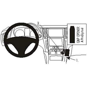 Brodit ProClip houder geschikt voor Infiniti Q50 2014 - Angled mount