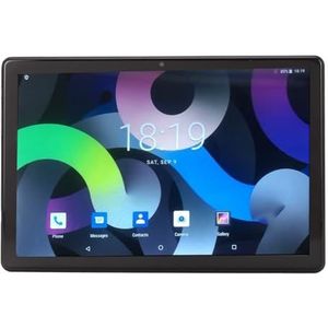10,1 Inch Tablet-pc, HD-tablet 4G LTE Mobiel Bellen GPS 100-240V 12GB RAM 256GB ROM voor Werk Om Te Leren (BLACK)