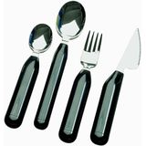 Lichtgewicht bestek met dikke handgreep lepel