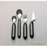 Lichtgewicht bestek met dikke handgreep lepel