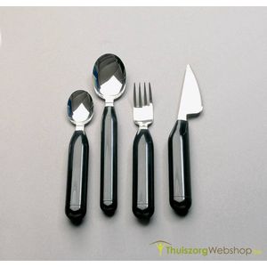 Lichtgewicht bestek met dikke handgreep lepel