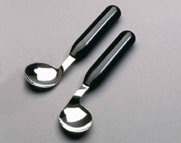 Eethulpmiddelen - Lichtgewicht Gebogen Lepel - Linkshandig - 12 cm