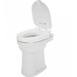 Toiletverhoger etac hi-loo vastgemonteerd met deksel 6 cm wit (draagvermogen tot 150 kg)