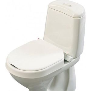 Toiletverhoger Etac Hi-Loo Vastgemonteerd met Deksel 6 cm Wit (draagvermogen tot 150 kg) Etac