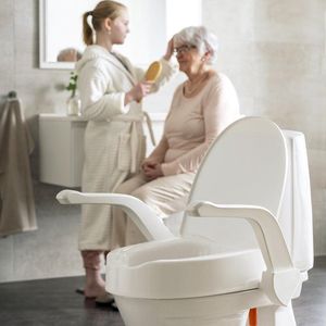 Etac My-Loo 10 cm vastgemonteerde toiletverhoger met armsteunen