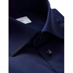 Eton overhemd navy slim fit