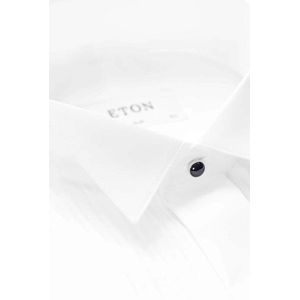 Eton - Overhemd - Wit - 100% Katoen - Slim Fit - Plissé Tuxedo