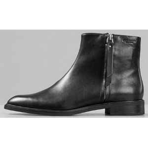 Vagabond Shoemakers, Schoenen, Dames, Zwart, 38 EU, Leer, Elegante zwarte leren enkellaarsjes