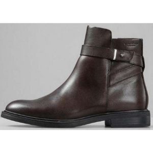 Vagabond Shoemakers, Stijlvolle Leren Enkellaarzen Bruin, Dames, Maat:39 EU