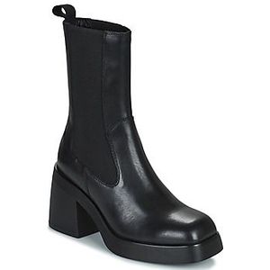 Vagabond Shoemakers, Laarzen met hak voor casual stijl Zwart, Dames, Maat:36 EU