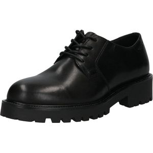 VAGABOND SHOEMAKERS - Kenova - Veterschoen - Zwart - Glad Leer - Middelhoge Hak