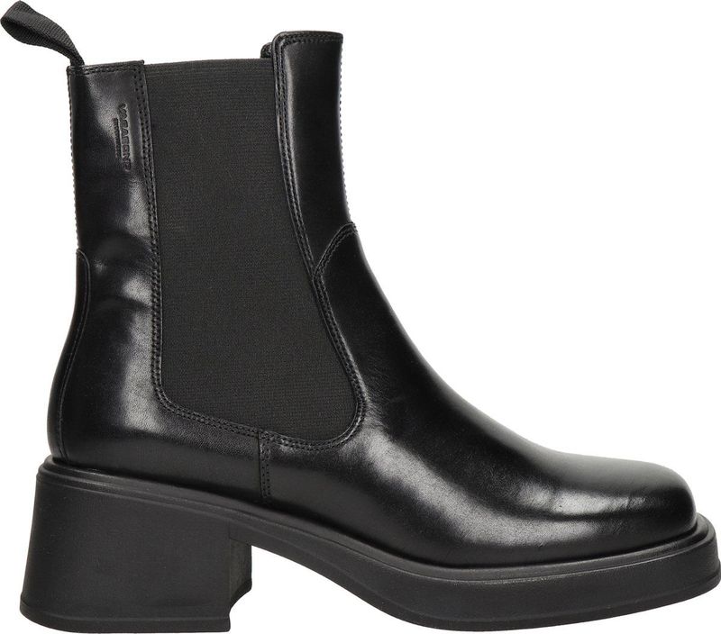 Chelsea - Dorah - Chelsea Boots - Zwart - Leer