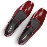 Ballerina - Effen - Leer/Lak - Verstelbare Riemen - Platte Hak