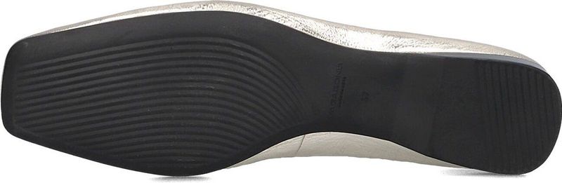 Ballerina - Effen - Leer - Blokhak - Riemsluiting