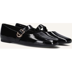 Vagabond Shoemakers - Ballerina's - Zwart - Lakleer - Met Gesp