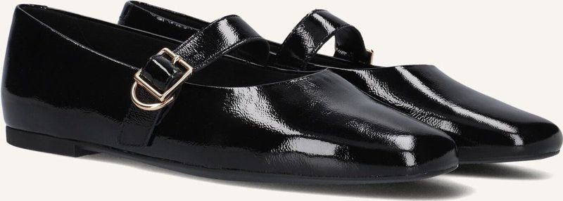 Vagabond Shoemakers - Ballerina's - Zwart - Lakleer - Met Gesp