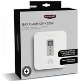 Housegard GA102, LPG, Erdgas, Propan, Haus, Büro, 6 m, 85 dB, Weiß, Wand