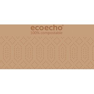 Tissue servet 40 x 40 cm eco Brown 2-laags 1500 St/Doos (5 x 300 St)