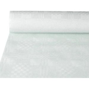 Duni tafelkleed rol 118x800 cm wit wit
