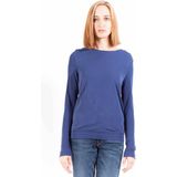 Gant - Blauwe Viscose Dames Top - Longsleeve