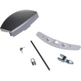 Deurknop - Vervangende Deurgreep - Zilvergrijs - Inclusief Montageonderdelen