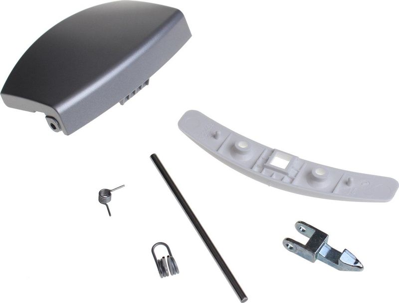 Deurknop - Vervangende Deurgreep - Zilvergrijs - Inclusief Montageonderdelen