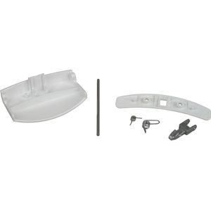 Deurknoppen - Handgreepset - Wit - Inclusief Onderdelen