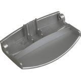 Deurknop - Metallic Grijs - Plastic - Reservegreep