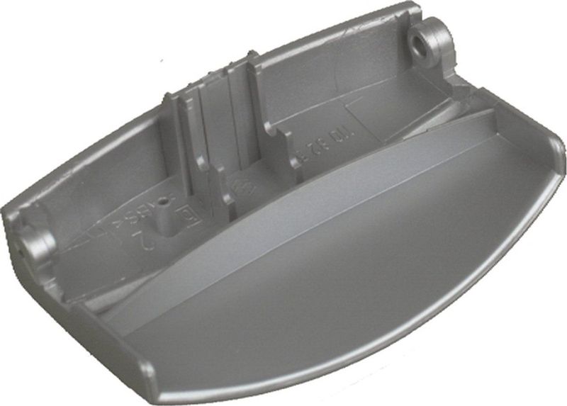 Deurknop - Metallic Grijs - Plastic - Reservegreep