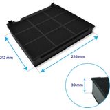 Electrolux - Actieve Koolfilter - Rechthoekig - Schroefsluiting