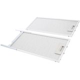 Metaalfilter - 377x183mm - 2 Stuks - Temperatuurbestendig