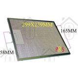 Juno - Metaalfilter - 298x238mm - Temperatuurbestendig - Voor Afzuigkap