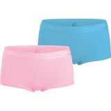 Björn Borg - Meisjes Minishorts - Lichtroze - 2-Pack - Zacht Katoen