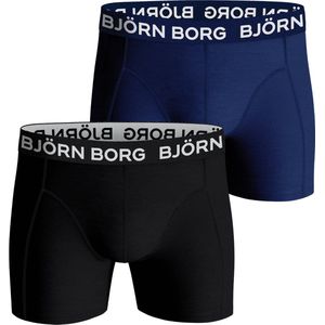 Bjorn Borg Björn Borg Heren Boxershorts 2-pack – Core – Zwart En Donkerblauw Maat Xs Man