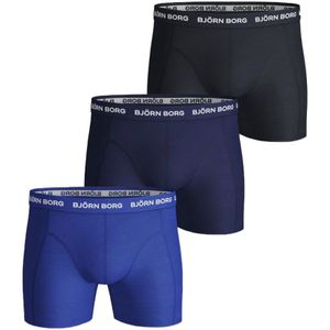 Bjorn Borg boxershorts cotton stretch 3-pack blauw