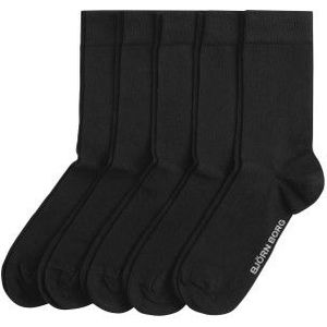 Bjorn Borg 5-Pack Sokken Zwart - Maat 36-40 - Heren - Halfhoge sokken