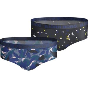 Bjorn Borg - Meisjes Hipster 2-pack - Blauw - Zacht Katoen