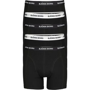 Bjorn Borg boxershorts Essential (5-pack), heren boxers normale lengte, zwart