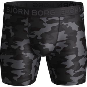 Björn Borg - Tonal Camo - Boxershort - Zwart - Stretchpolyamide