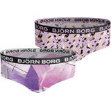 Bjorn Borg - Björn Borg Hipster 2-pack - Zacht Katoen - Paarse & Grafische Prints