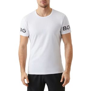 Borg - T-Shirt - Zwart - Gerecycled Polyester - Regular-Fit