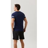 Borg - T-Shirt - Regular-Fit - Zwart - Gerecycled Polyester