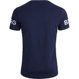 Borg - T-Shirt - Regular-Fit - Zwart - Gerecycled Polyester