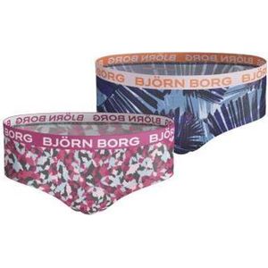 Björn Borg - Meisjes Hipster - Multicolor - 2-Pack - Zacht Katoen