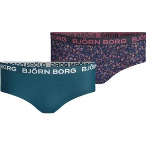 Björn Borg - Hipster - Petrol en Bloemen - 2-Pack - Zacht Katoen