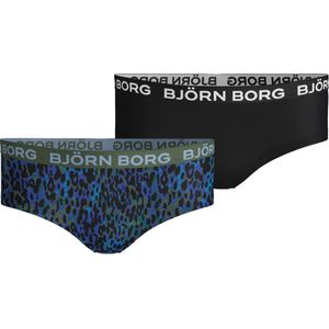 Björn Borg - Hipster - Petrol en Bloemen - 2-Pack - Zacht Katoen