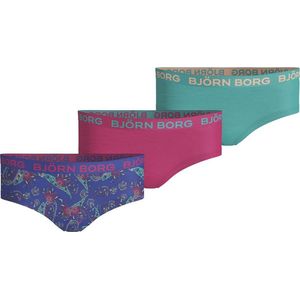 Björn Borg - Hipster 3-Pack - Paisley - Blauw, Roze & Print - Katoen