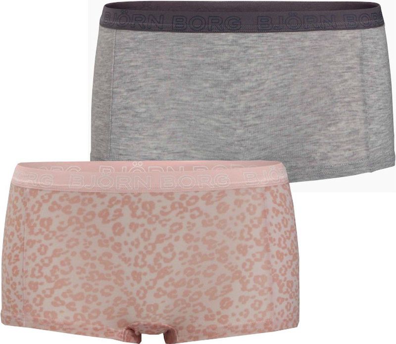Björn Borg - Dames Minishort 2P - LA Leo - 95% Lyocell 5% Elastaan